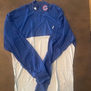 Chicago Cubs mock turtleneck long sleeve shirt